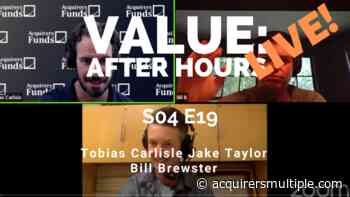 VALUE: After Hours (S04 E019): NYSE Opening Bell, The Iron Worm, Retail Apocalypse, Crash or Megabear? - The Acquirer's Multiple