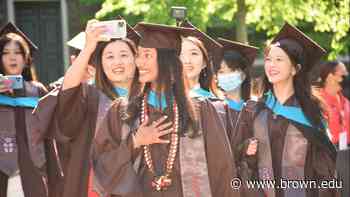 In three ceremonies, medical, doctoral and master's graduates celebrate hard-earned degrees - Brown University