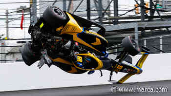 Indy 500 driver rushed to medical center after horrific crash sends him flying - Marca English