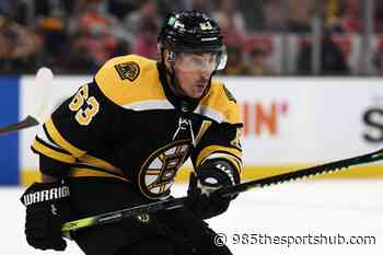 Bruins offer medical update on Brad Marchand - 98.5 The Sports Hub