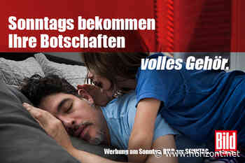 Anzeige. Werbewirkung: Studie belegt: Der Sonntag ist ein besonderer Tag – vor allem für Werbung