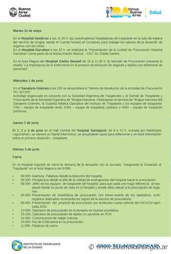 Semana de la Donación de Órganos en la Ciudad | Noticias | Buenos Aires Ciudad - buenosaires.gob.ar