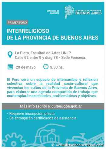 SE REALIZÓ EL PRIMER FORO INTERRELIGIOSO DE LA PROVINCIA DE BUENOS AIRES - Actualidad Bonaerense