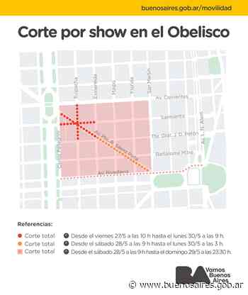 La Mona Jiménez en el Obelisco | Noticias | Buenos Aires Ciudad - Gobierno de la Ciudad Autónoma de Buenos Aires - buenosaires.gob.ar