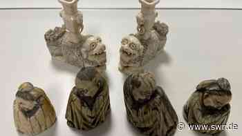 Zollamt Heidelberg beschlagnahmt Elfenbein-Figuren - SWR Aktuell