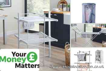 Cheapest heated airers from Dunelm, Lakeland and Robert Dyas to help save on energy bills