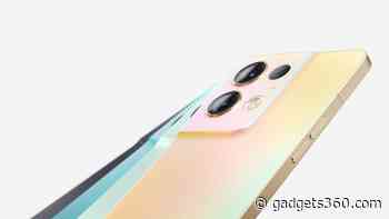 Oppo Reno 8 Lite 5G Price, Specifications Tipped, May Feature Snapdragon 695 SoC, 4,500mAh Battery