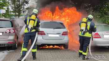 Auto gerät in Parkhaus in Celle in Brand - NDR.de