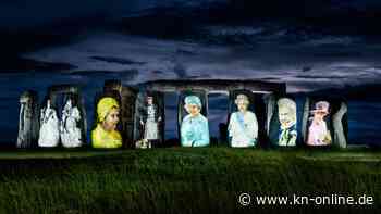 Stonehenge würdigt Queen mit Motiven aus 70 Jahren Herrschaft