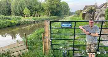 Wandelaars balen van afsluiting populair pad in Waspik: 'Maar het was nooit bedoeld als wandelpad' - BD.nl