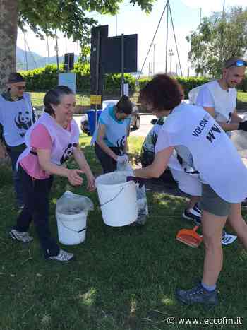 PULIZIA SUL LUNGOLAGO DI VERCURAGO - Lecco FM