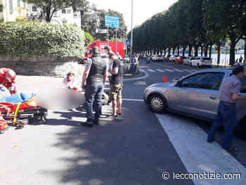 Scontro auto moto, incidente in via Capodistra a Lecco - Lecco Notizie