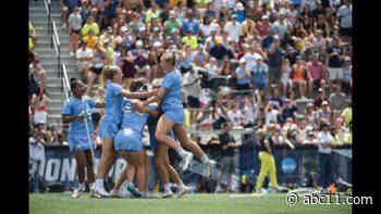 UNC beats Boston College 12-11, wins women's Lacrosse title