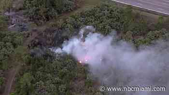 Grass Fire Breaks Out in Southwest Miami-Dade