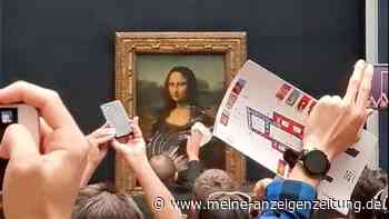 Besucher bewirft Vitrine der „Mona Lisa“ mit Torte