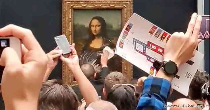 Besucher bewirft Vitrine der «Mona Lisa» mit Torte