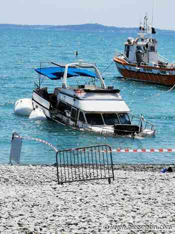 Un bateau a percuté la digue du port de Saint-Laurent-du-Var dimanche et s'est échoué sur la plage de Cagnes-sur-Mer