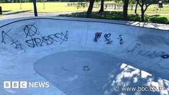 Blackpool skatepark defaced by 'idiot' within days of opening