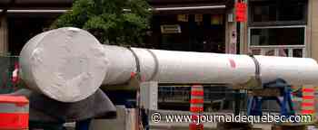 [EN IMAGES] L’assemblage de l’anneau du centre-ville de Montréal est commencé