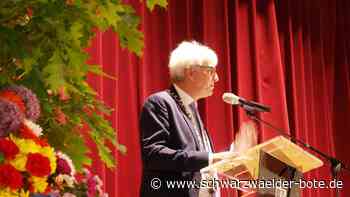 Empfang in Bad Herrenalb: Bürgermeister: aufhören, die Stadt schlechtzureden