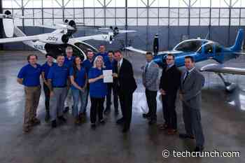 Joby Aviation secures certificate to operate commercial air taxis - TechCrunch