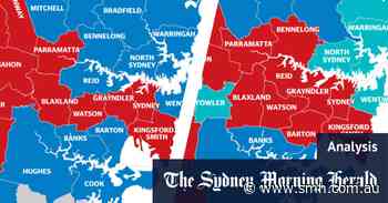From Abbott to Albo: How Sydney’s electoral map has been transformed - Sydney Morning Herald