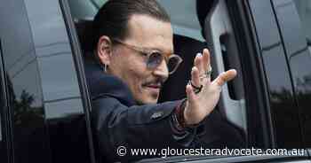 Depp, awaiting verdict, gets on UK stage - Gloucester Advocate