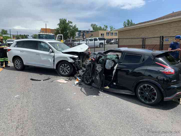 Wheat Ridge Police: Bicyclist Leaves After Car Swerves To Avoid Them, Leading To Head-On Crash