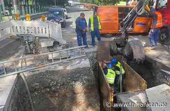 Kulmbach: Lichtenfelser Straße nach Rohrbruch dicht