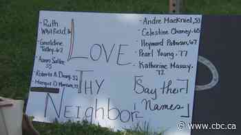 People in Fort Erie and Hamilton march and mourn for victims of racist attack in Buffalo