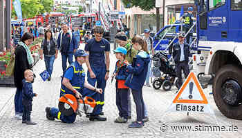 Zwei Tage Blaulicht auf der Gartenschau in Eppingen - Heilbronner Stimme