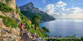 This Italian Island Has a 'Wild Blue' Hiking Trail — With Turquoise Fjords, Homemade Wines, and Mediterranean Vistas - Travel + Leisure