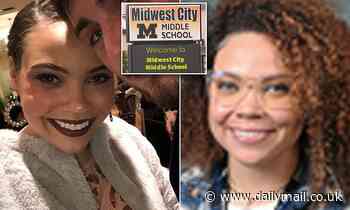 Oklahoma middle school teacher, 28, is charged with sending naked