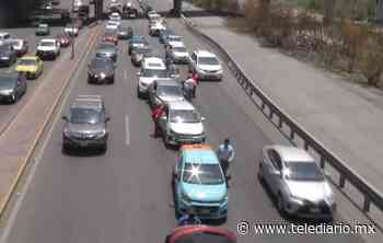 Carambola causa tráfico en carriles exprés de Morones Prieto - Telediario CDMX