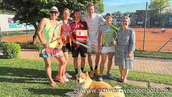 TC Nagold - Baumann gewinnt Bändelesturnier - Schwarzwälder Bote