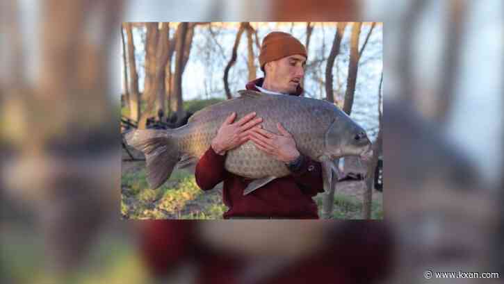 Man catches record breaking 64-pound fish in Lady Bird Lake