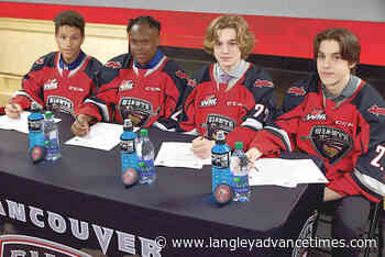 VIDEO: Vancouver Giants sign four – Langley Advance Times - Langley Advance Times
