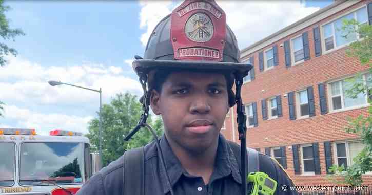 While Helping Battle Apartment Blaze, Rookie Firefighter Hears Noise and Saves Woman's Life