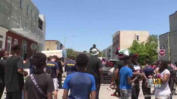 Anti-Violence Group Brings Joy To Their Neighborhood After Deadly Holiday Weekend In Baltimore