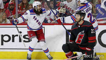 Rangers crush Canes 6-2 in deciding Game 7