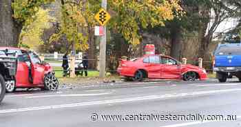 Two cars involved in accident on Bathurst Road Orange near Taco Bell - Central Western Daily