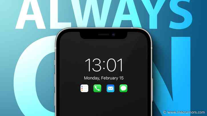 iPhone 14 Pro Rumored to Feature Always-On Display Mode