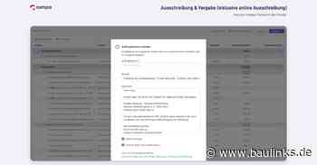 Compa, eine neue webbasierte AVA inklusive End-to-End Kostenkontrolle