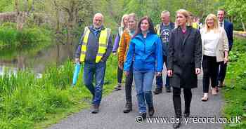 New Monkland Canal pathway opens after £400k upgrading project - Daily Record