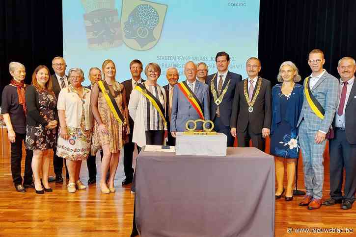 Delegatie uit Oudenaarde viert in Duitse Coburg 50 jaar verbroedering