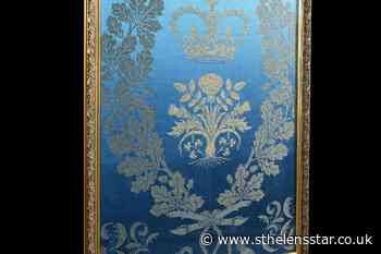 Silk hanging used at Queen's coronation to be auctioned - St Helens Star