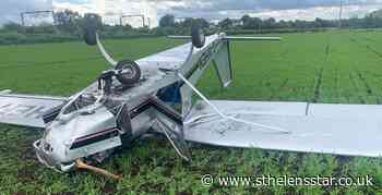 Two seriously injured after light aircraft crashes in Tyldesley field - St Helens Star