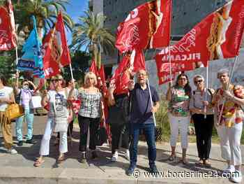 "Contratti di lavoro inaccettabili": è protesta a Bari del personale del servizio di pulizie del Nicolaus - Borderline24.com