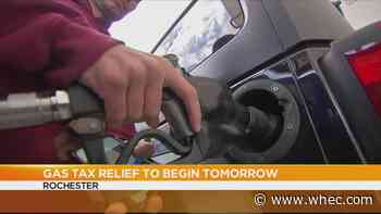 State and Monroe County gas tax relief begins Wednesday, as prices break records