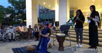 Victims of Buffalo mass shooting, black survivors honoured at candlelight vigil in Hamilton